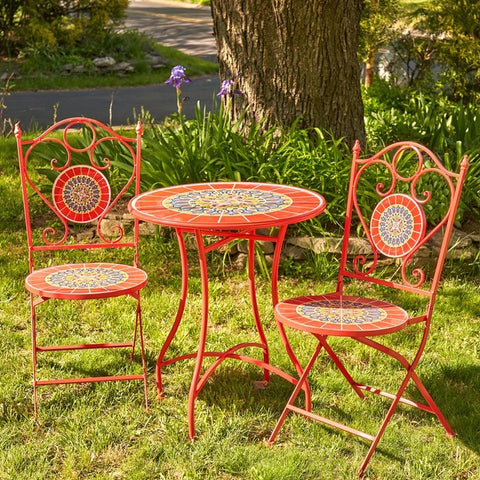 "Paris II" Mosaic Bistro Set