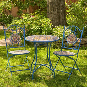 "London" Mosaic Bistro Set