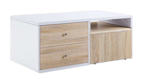 2 Drawer Contemporary Coffee Table