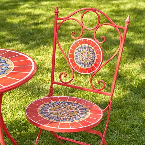 "Paris II" Mosaic Bistro Set