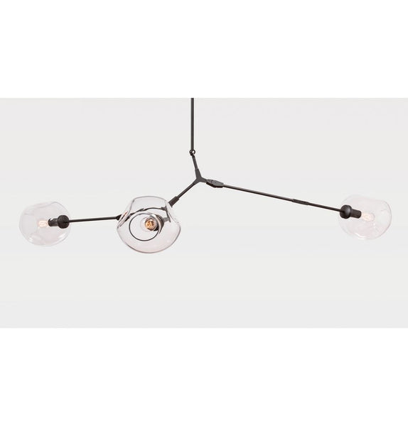 3-Globe Bubble Chandelier