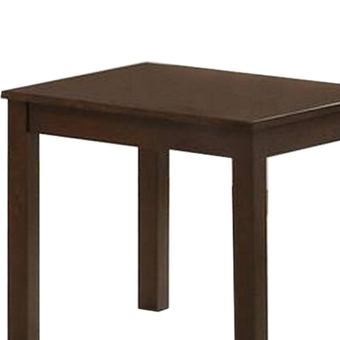 3 Piece Transitional Coffee Table And End Table With Block Legs, Gray - BM233095