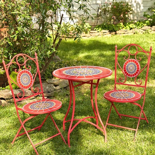 "Paris II" Mosaic Bistro Set