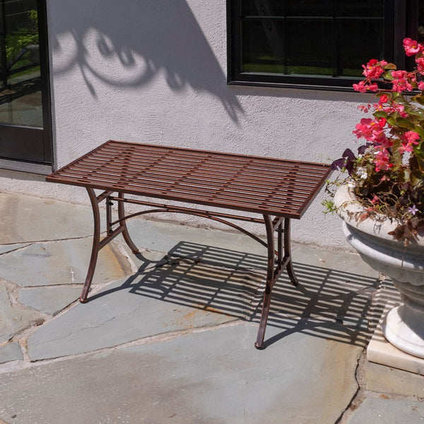 "Valley Forge" Three Piece Garden Furniture Set in Antique Bronze