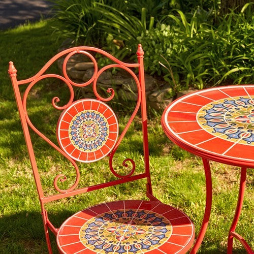 "Paris II" Mosaic Bistro Set