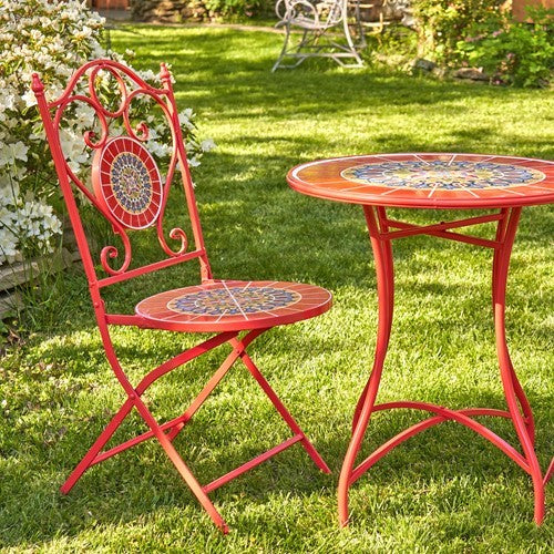 "Paris II" Mosaic Bistro Set