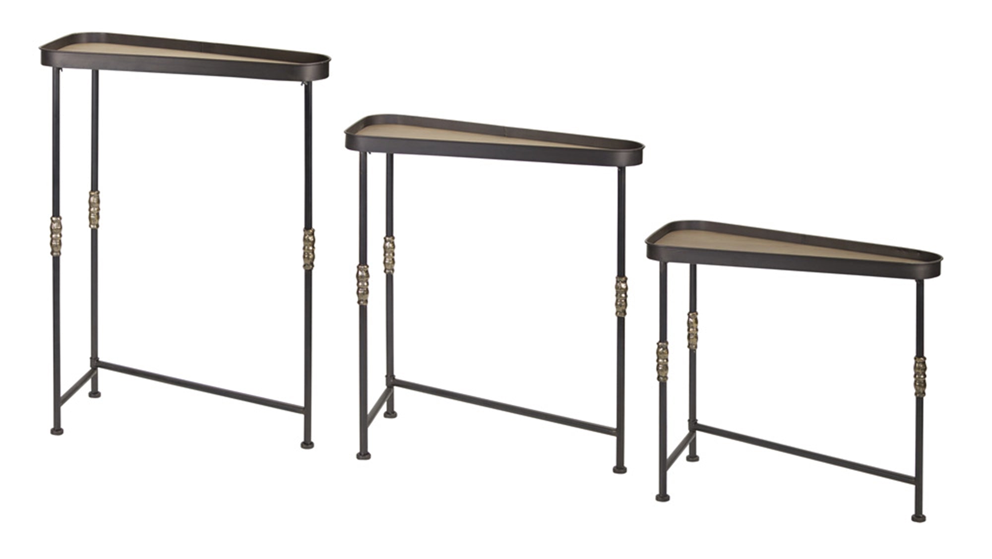 WOOD SIDE TABLE (SET OF 3)