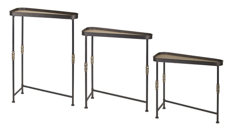 WOOD SIDE TABLE (SET OF 3)