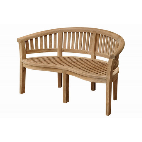 Curve 3 Seater Bench Extra Thick Wood - BH-005CT