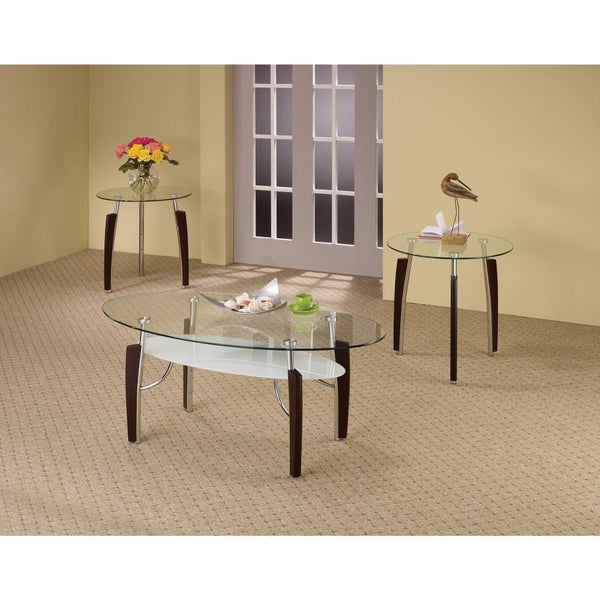 Sturdy 3-Piece Contemporary Occasional Table Set