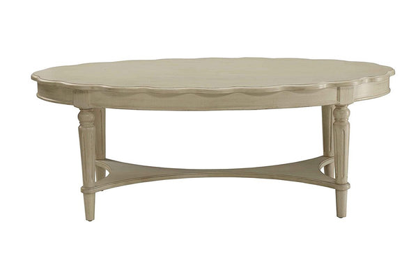 Conventional Coffee Table, Antique White