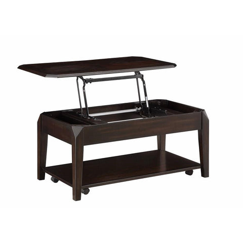 walnut finish Coffee Table, Brown