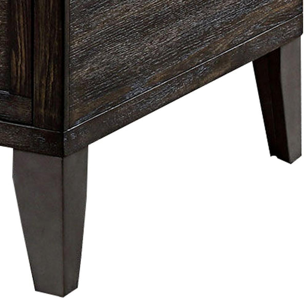 Lift Top Wooden Coffee Table With 2 Drawers, Brown - BM233799
