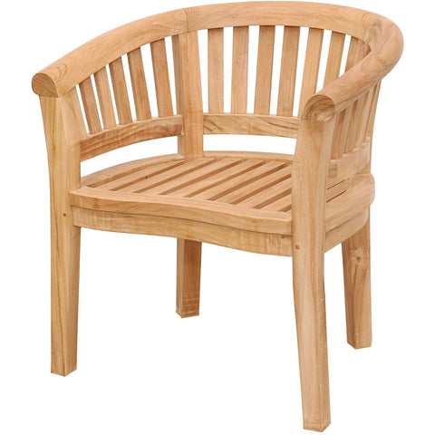 Curve Armchair Extra Thick Wood - CHD-032T