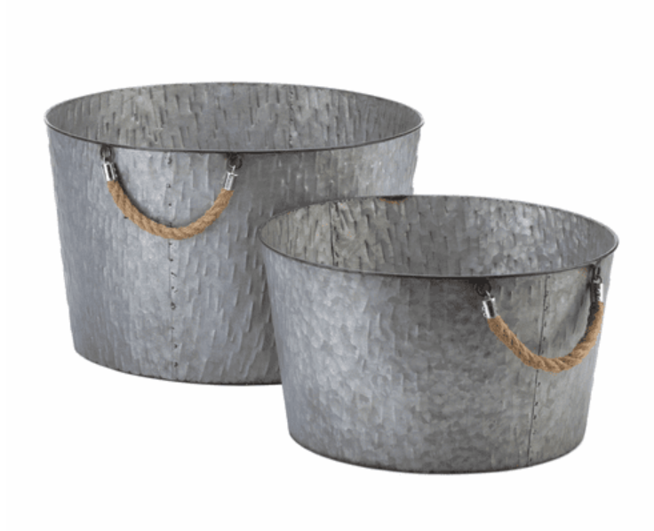 Galvanized Textured Buckets