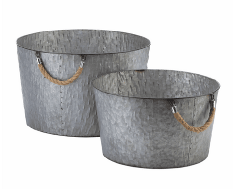 Galvanized Textured Buckets