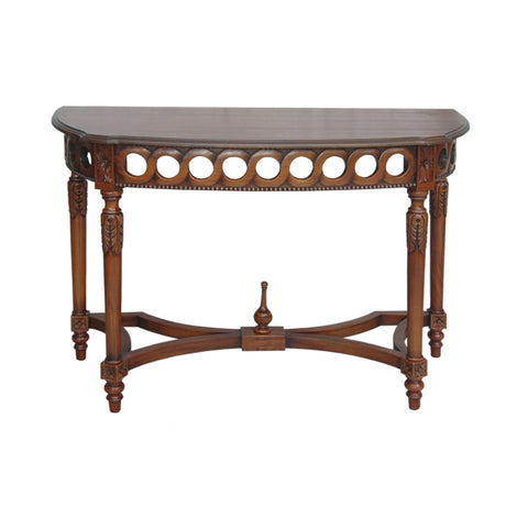 Neoclassical Demilune Console - HT-101