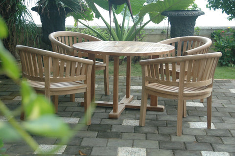 Tosca 5-Pieces Dining Table Set - Set-3