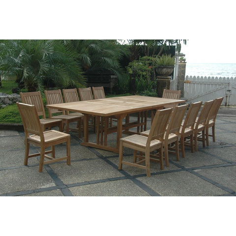 Sahara Rialto 13-Pieces Rectangular Dining Set - Set-08