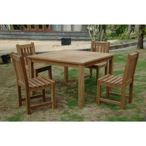 Windsor Classic Side Chair 5-Pieces Dining Table Set - Set-101B