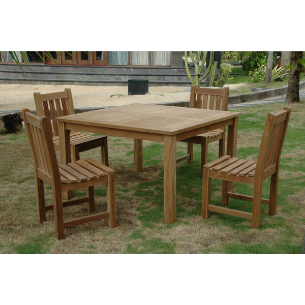 Windsor Classic Side Chair 5-Pieces Dining Table Set - Set-101B