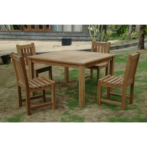 Windsor Classic Side Chair 5-Pieces Dining Table Set - Set-101B