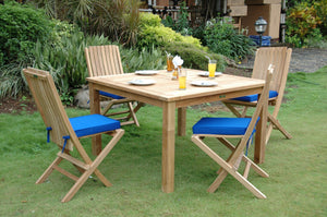 Windsor Comfort Chair 7-Pieces Folding Dining Set - Set-105A