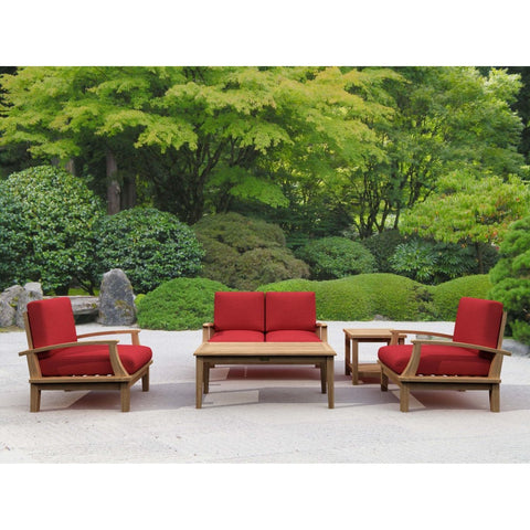 Brianna Bahama 5-Pieces Deep Seating Loveseat Set - Set-115