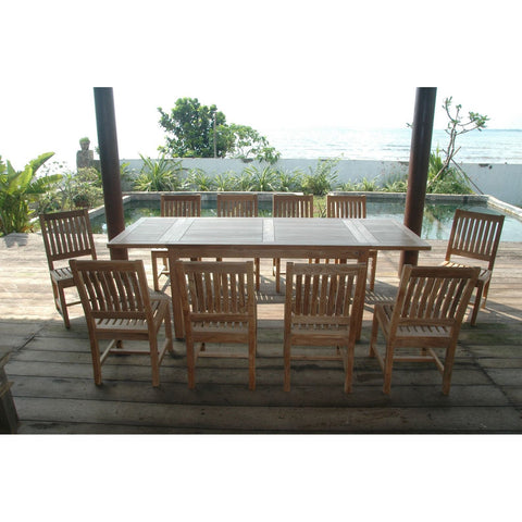 Bahama Rialto 11-Pieces Rectangular Dining Set - Set-15