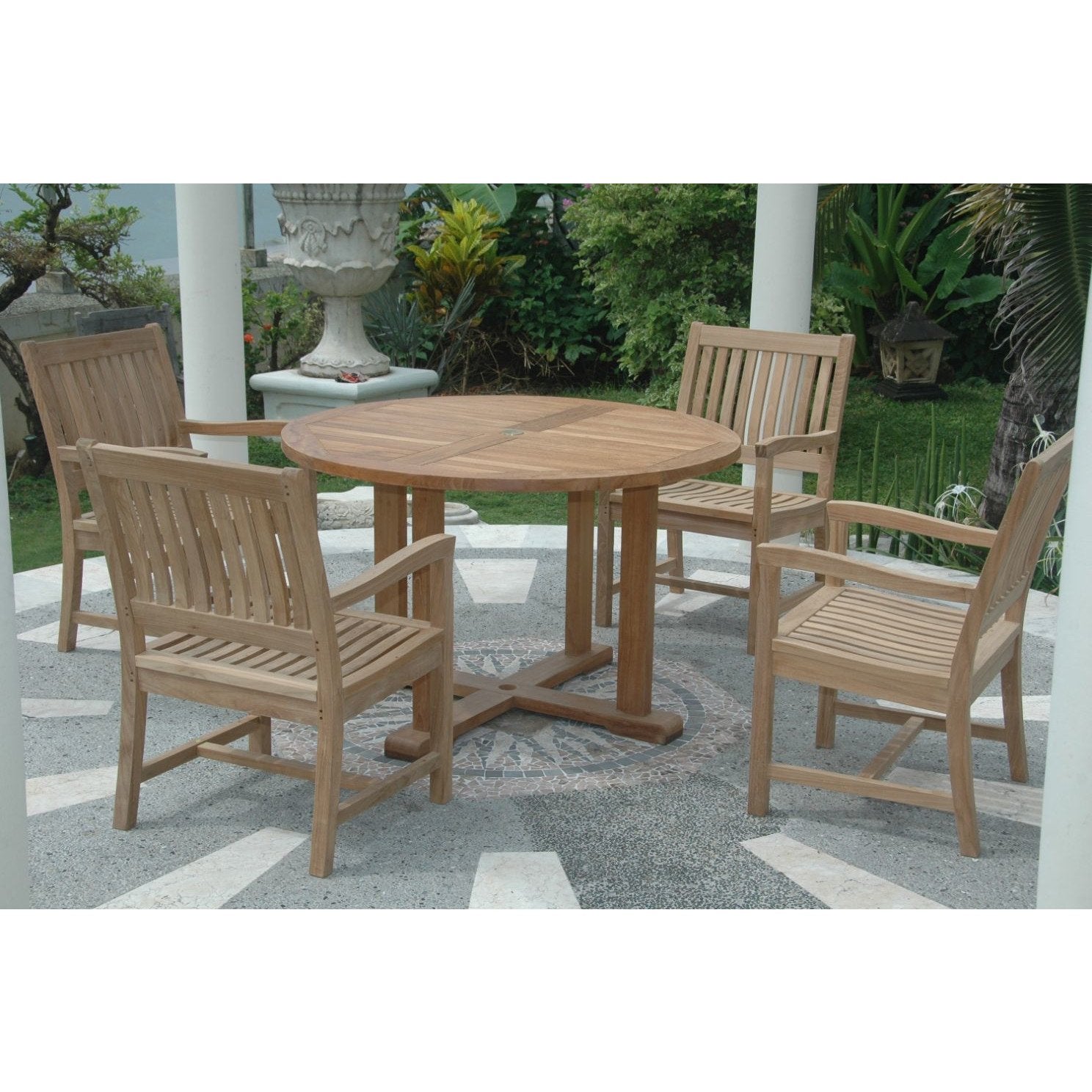 Tosca Rialto Armchair 5-Pieces Dining Set - Set-17