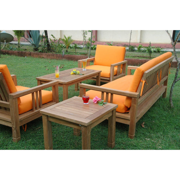 SouthBay Deep Seating 5-Pieces Conversation Set B - SET-252