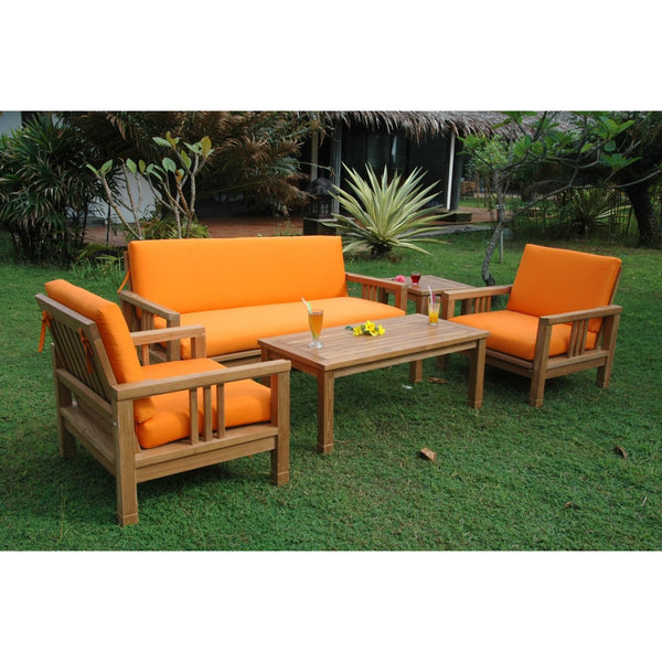 SouthBay Deep Seating 5-Pieces Conversation Set B - SET-252