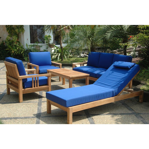 SouthBay Deep Seating 6-Pieces Conversation Set B - SET-254