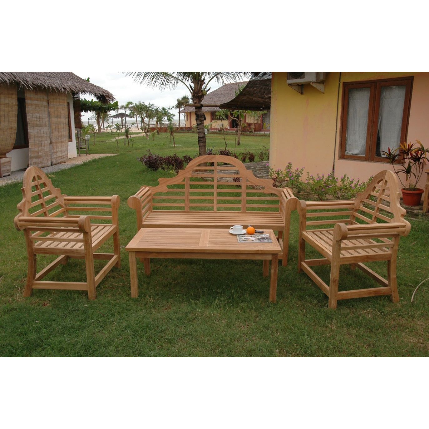 Marlborough 3-Seater 4-Pieces Conversation Set - Set-45