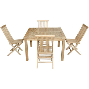 Windsor Classic 5-Pieces Folding Dining Chair - Set-62