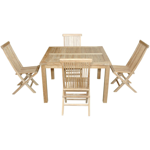 Windsor Classic 5-Pieces Folding Dining Chair - Set-62