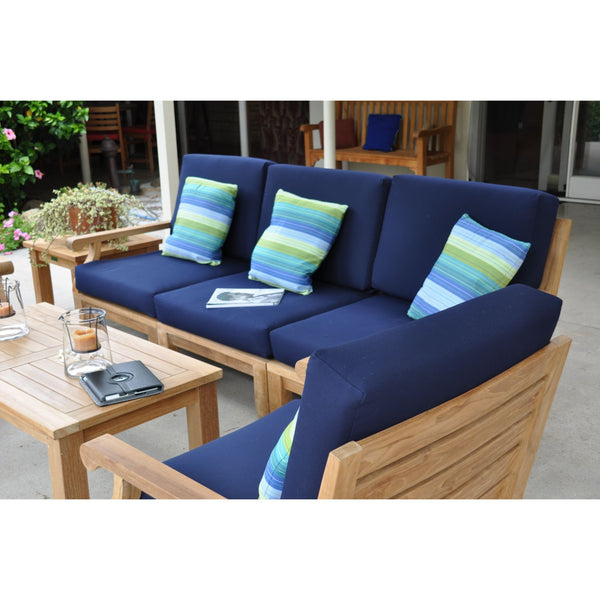 Riviera Luxe 7-Pieces Modular Set With Rectangular Table B - Set-97