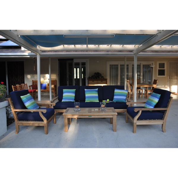 Riviera Luxe 7-Pieces Modular Set With Rectangular Table B - Set-97