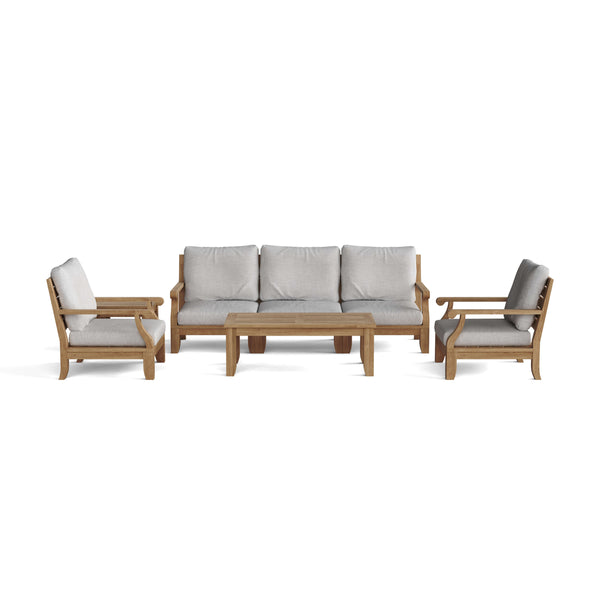 Riviera Luxe 7-Pieces Modular Set With Rectangular Table B - Set-97