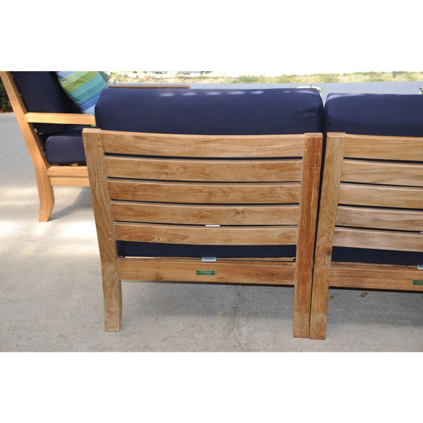 Riviera Luxe 7-Pieces Modular Set With Rectangular Table B - Set-97
