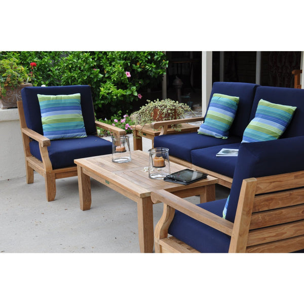 Riviera Luxe 7-Pieces Modular Set With Rectangular Table B - Set-97
