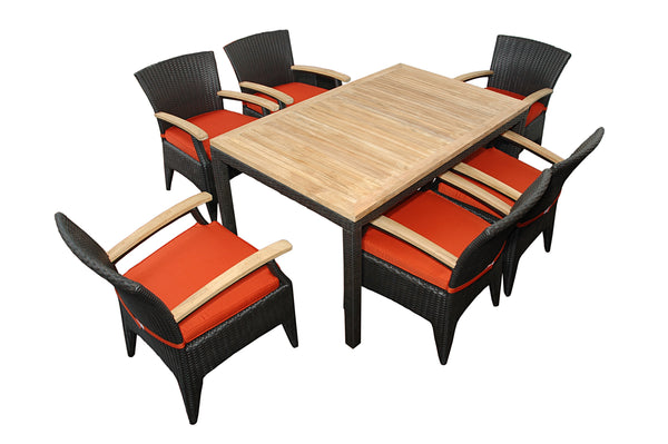 Bellagio 7-Pieces Dining Set - SR-016TB