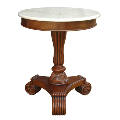 Bella Side Table w/ Marble Top - ST-139M