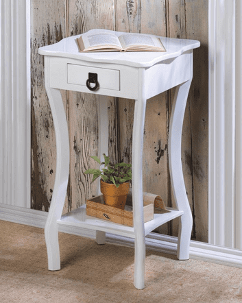 Scalloped Accent Table