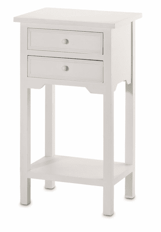 White Accent Table