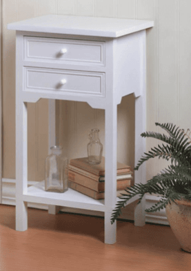 White Accent Table