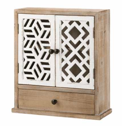 Geo Pattern Wall Cabinet