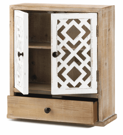 Geo Pattern Wall Cabinet