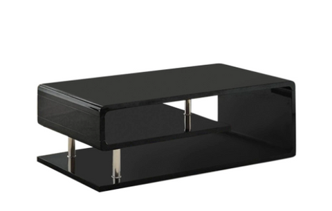 Ninove Contemporary Style Coffee Table, Black
