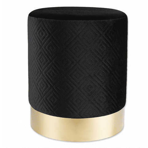Green Velvet Stool